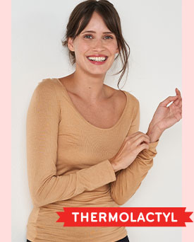 Damart Women's Fine Cote Thermolactyl Degré 3 Thermal Underwear