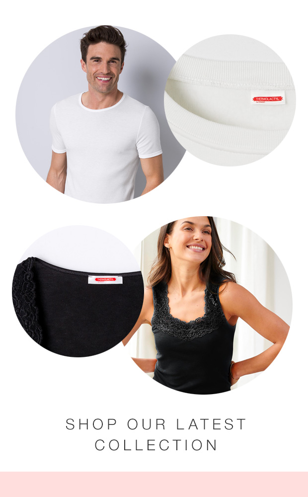 Damart Women's Thermal Underwear Top, Black (Black) : : Fashion